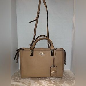 😎Karl Lagerfeld with Detachable Strap Satchel